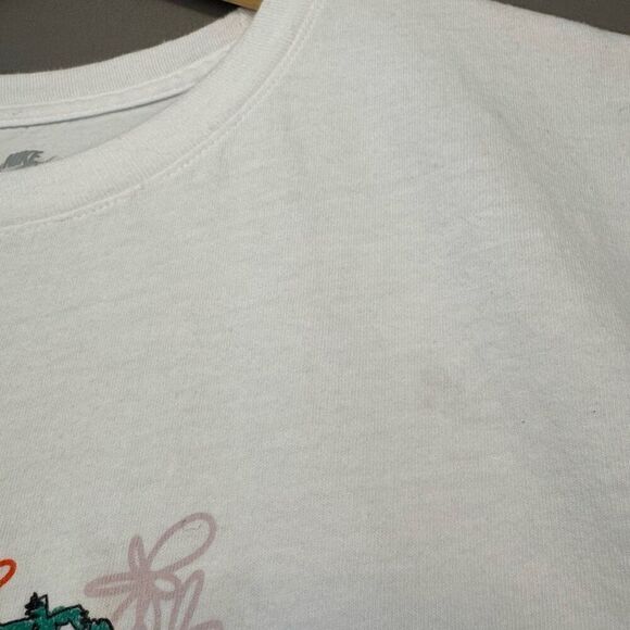 Nike Short Sleeve White T-Shirt Men’s Size XL 100% Cotton Essential - Picture 3 of 12